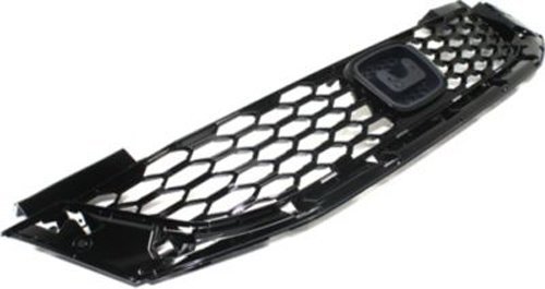 CPP Black Grille Assembly Replacement for 2013-2015 Honda Accord Sedan - HO1200217 - Upgrade Your Car's Front Look for a Sporty & Stylish Appearance