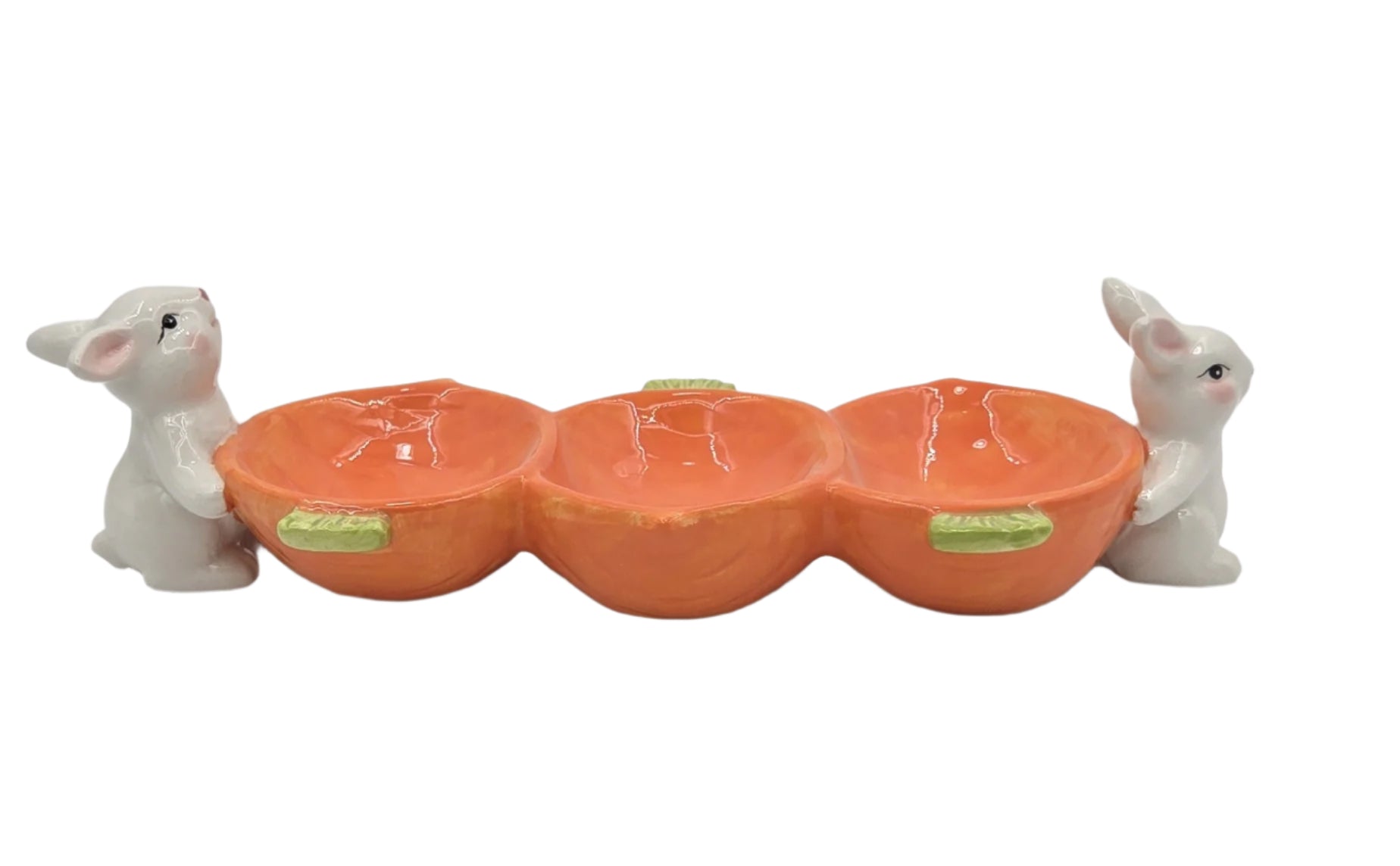 15-Piece Easter Bunny Bowl Set with 3 Sections - Perfect for Easter Egg Hunts, Candy Storage & Party Decorations