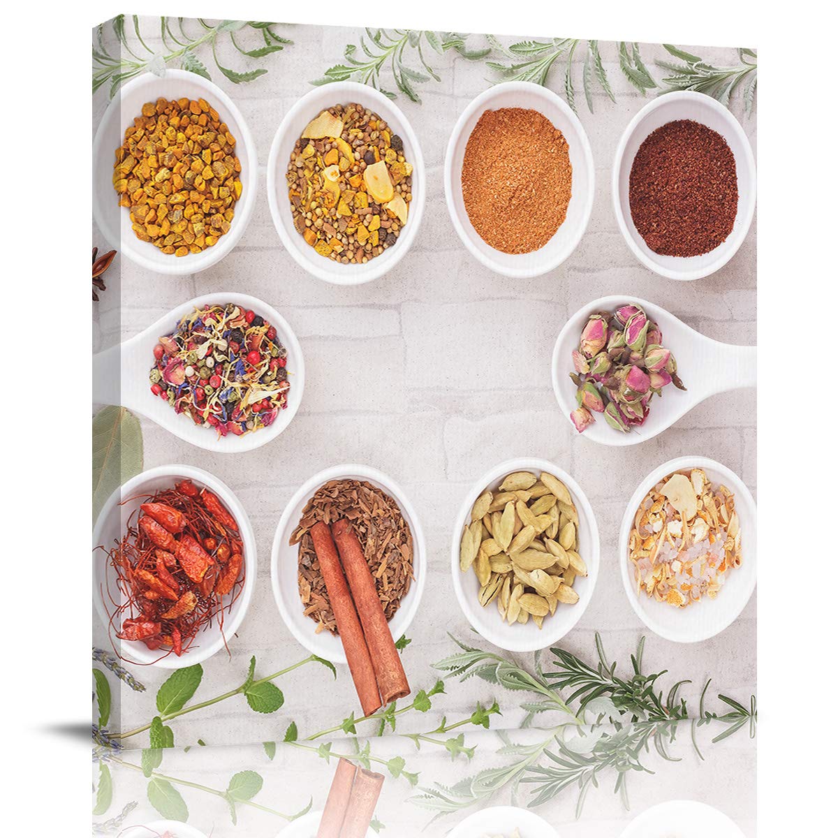 Futuregrace Spice Canvas Wall Art - Kitchen & Bathroom Decor - 8