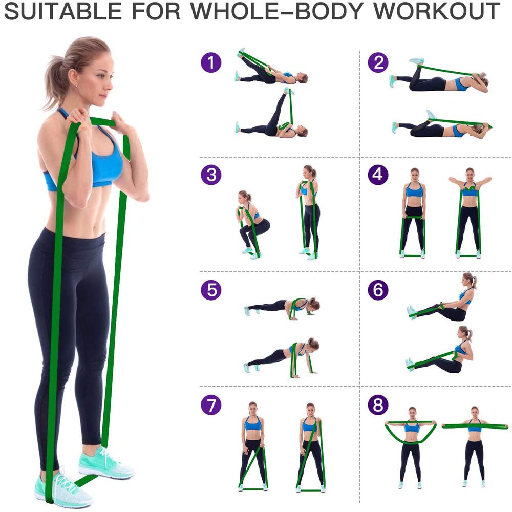 Premium Pull-Up Bands Set - Heavy Duty Resistance Bands for Women & Men - Workout Bands for Strength Training, Yoga, Fitness - Ideal for Gym, Home & Outdoor Exercise