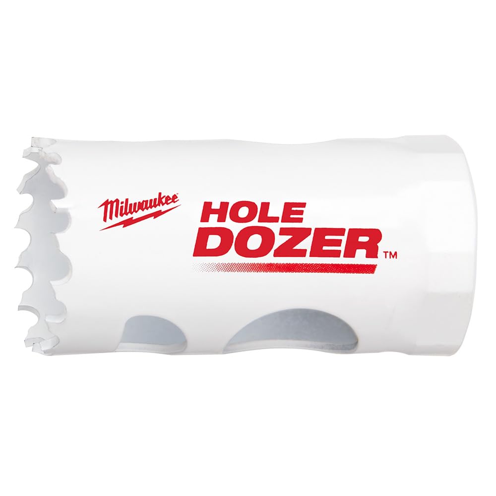 Bi-Metal Hole Dozer Hole Saw 1-1/8 Inch - Premium Cutting Tool for Wood, Metal & Plastic - Perfect for DIY Projects, Construction & Home Renovations