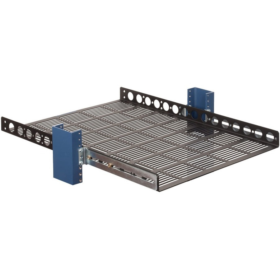 1U 28-Inch Universal Fixed Shelf - 150 lb Capacity for 4-Post & 2-Post Server Racks - Ideal for Data Center & Network Equipment Organization