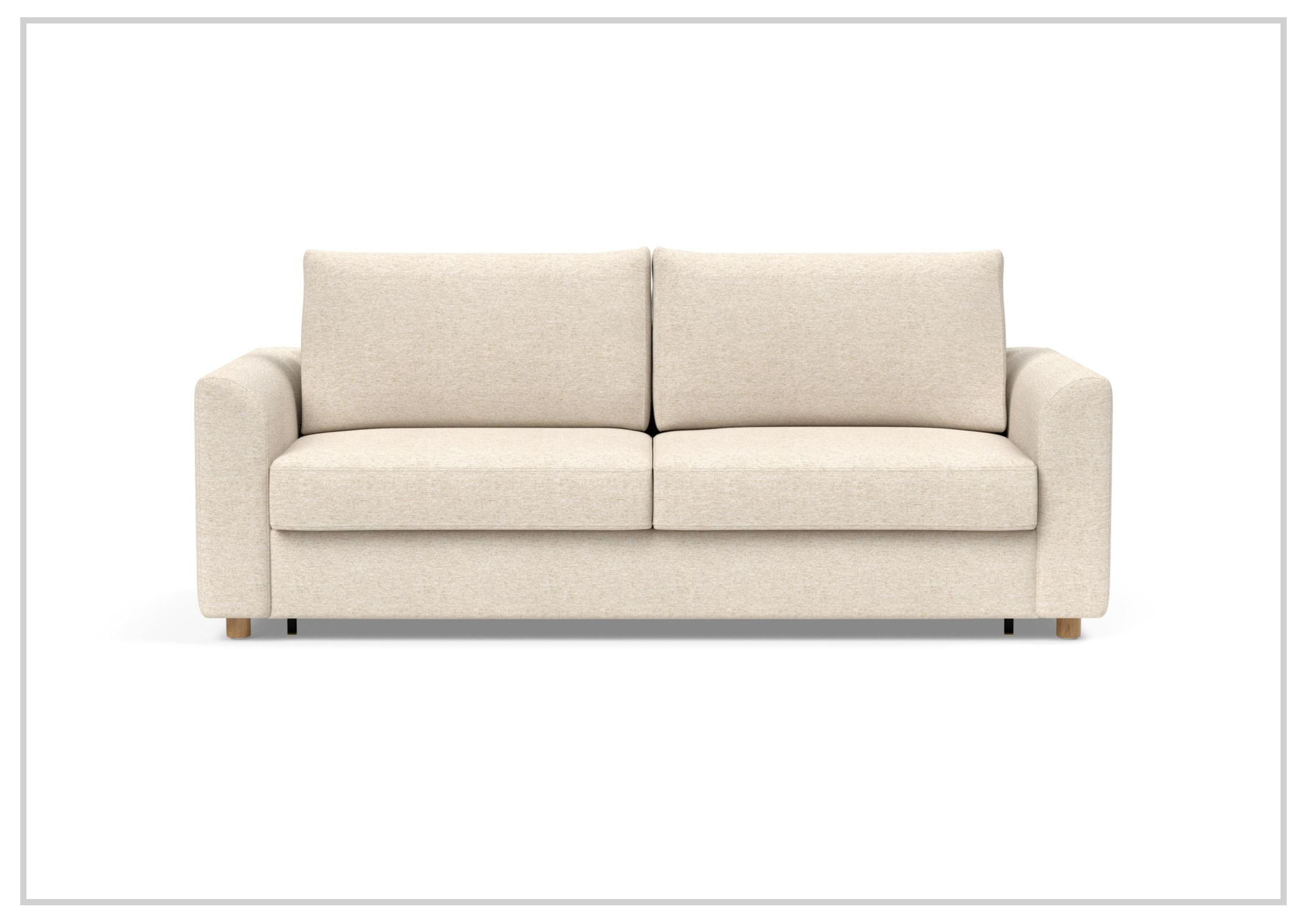 Innovation Living Neah Fabric 2-Seater King Size Sleeper Sofa Bed - Convertible Comfort for Small Spaces & Guest Rooms
