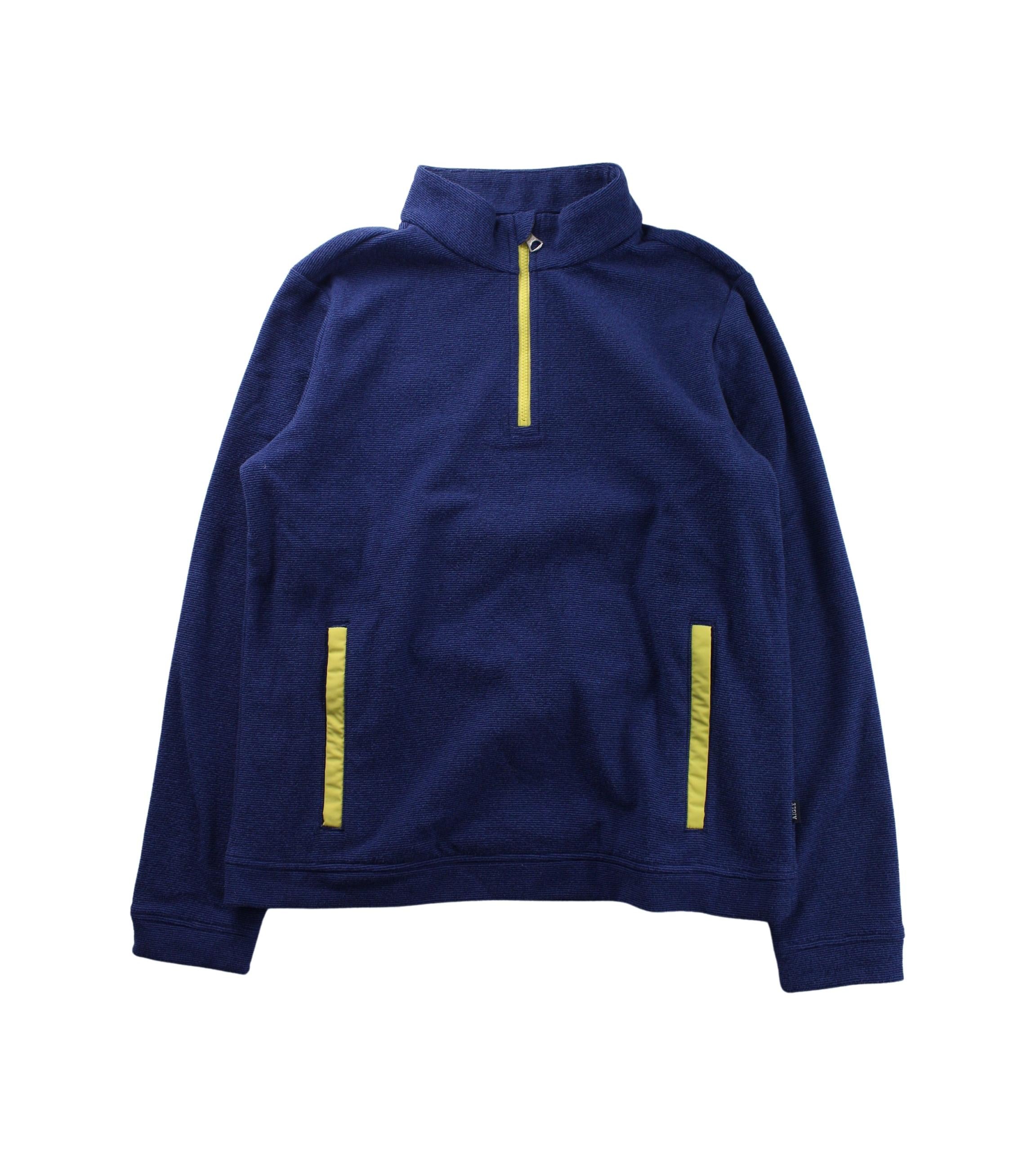 Aigle Zippered Sweatshirt for Boys Age 14 | Comfortable Pullover Hoodie with Front Pocket | Perfect for School, Sports & Outdoor Activities