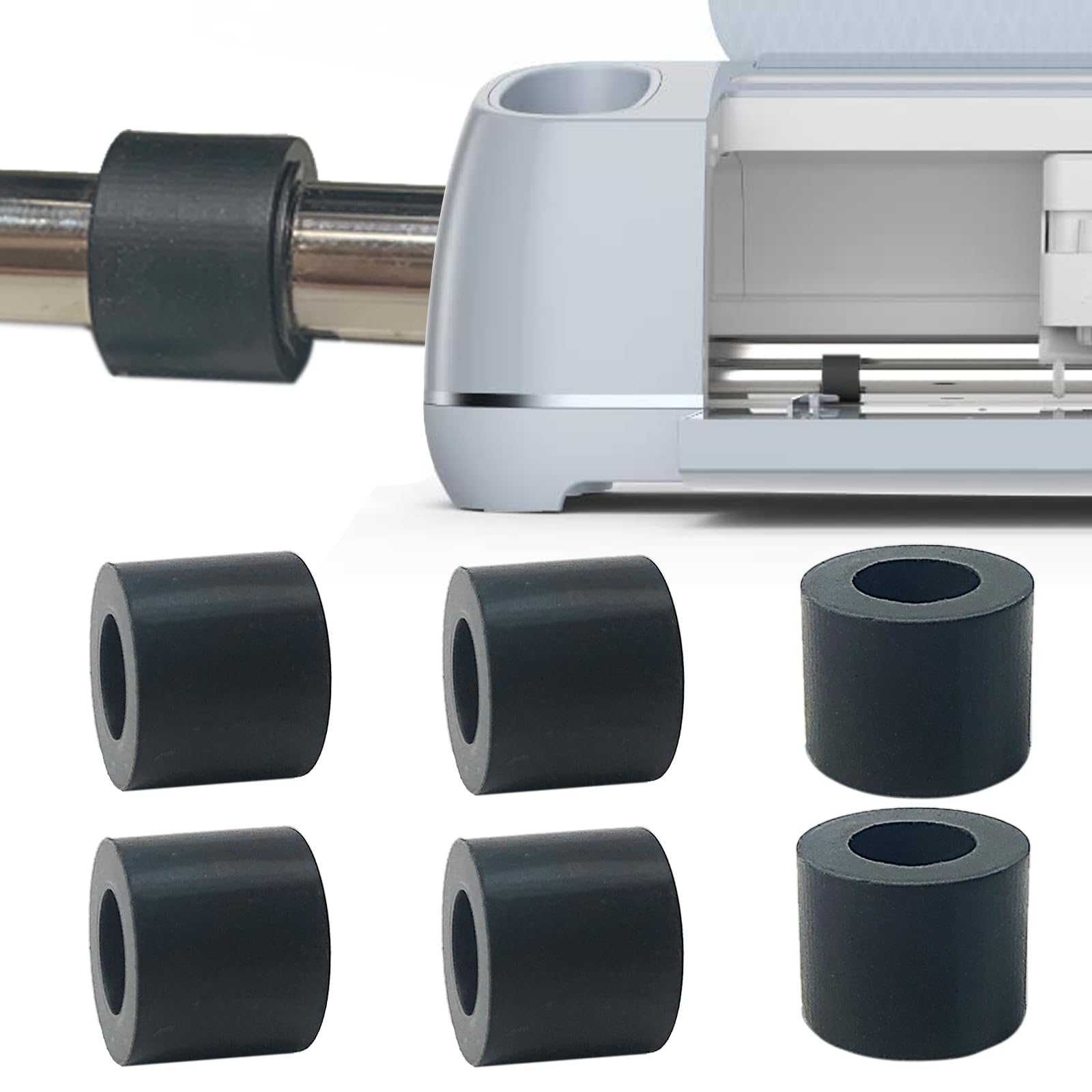 Replacement Rubber Roller for Cricut Maker & Maker 3 - DIY Repair Kit Accessories - Perfect for Crafting, Scrapbooking & Vinyl Cutting Projects