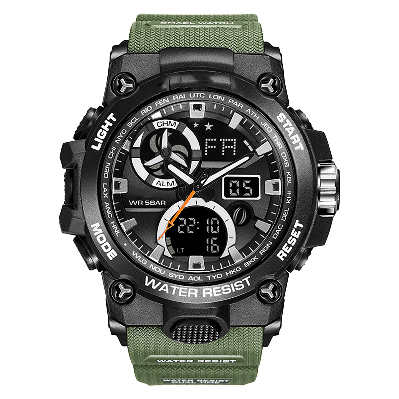 Waterproof Sports Watch with Alarm - Outdoor & Fitness Use