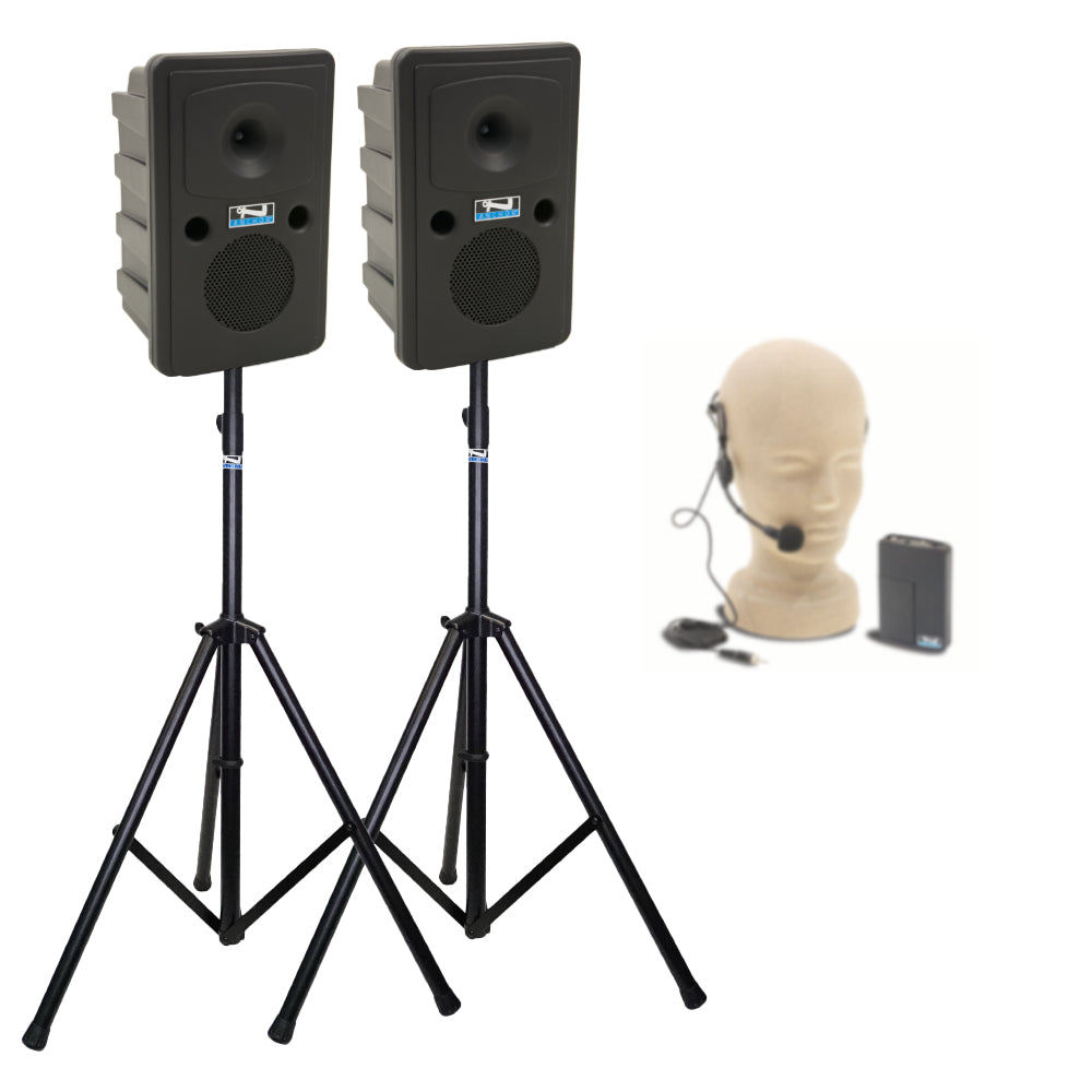Anchor Audio Go Getter Pair (XU2,AIR) - Portable Wireless PA Speaker System with Built-in Microphone | Perfect for Outdoor Events, Parties, and Public Speaking