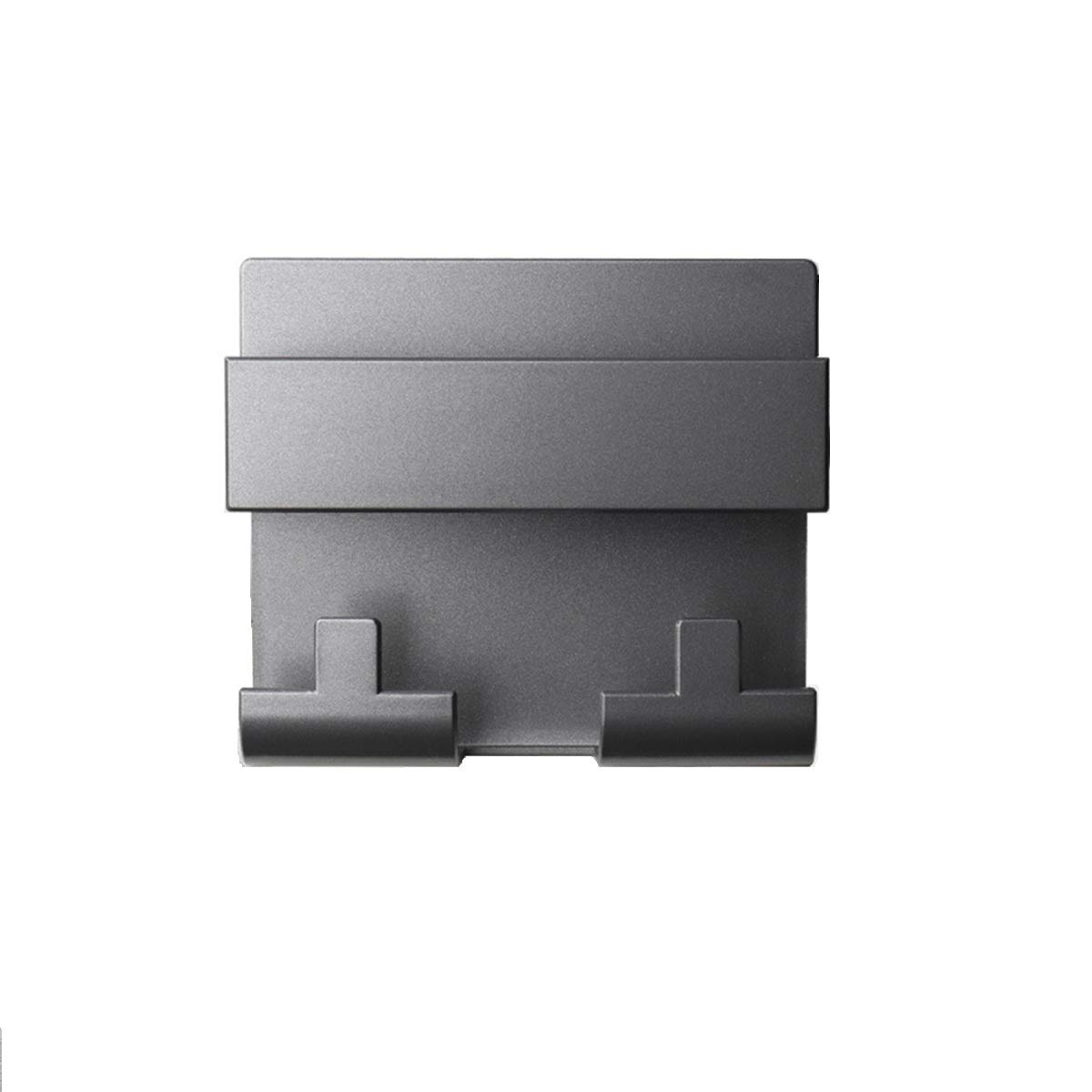 Universal Wall Mount USB Phone Charger Holder - Adjustable & Sticky Phone Stand for iPhone, Samsung, Google Pixel - Perfect for Bedroom, Kitchen, Office (Grey)