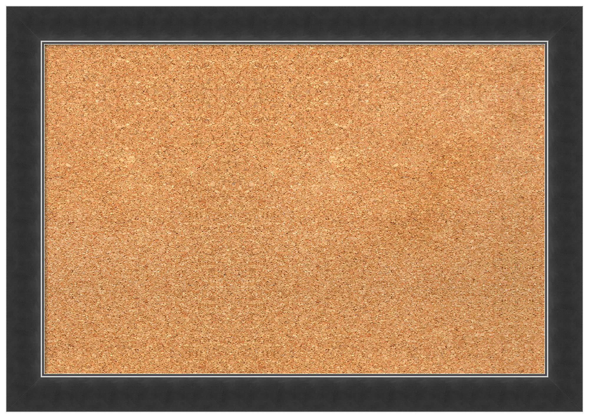 Premium Natural Cork Bulletin Board - 27x19 Inches, Custom Sizes Available with Black Wood Frame - Wall Organization Board for Office, Home & Classroom - Pin Board for Notes, Photos & Memos