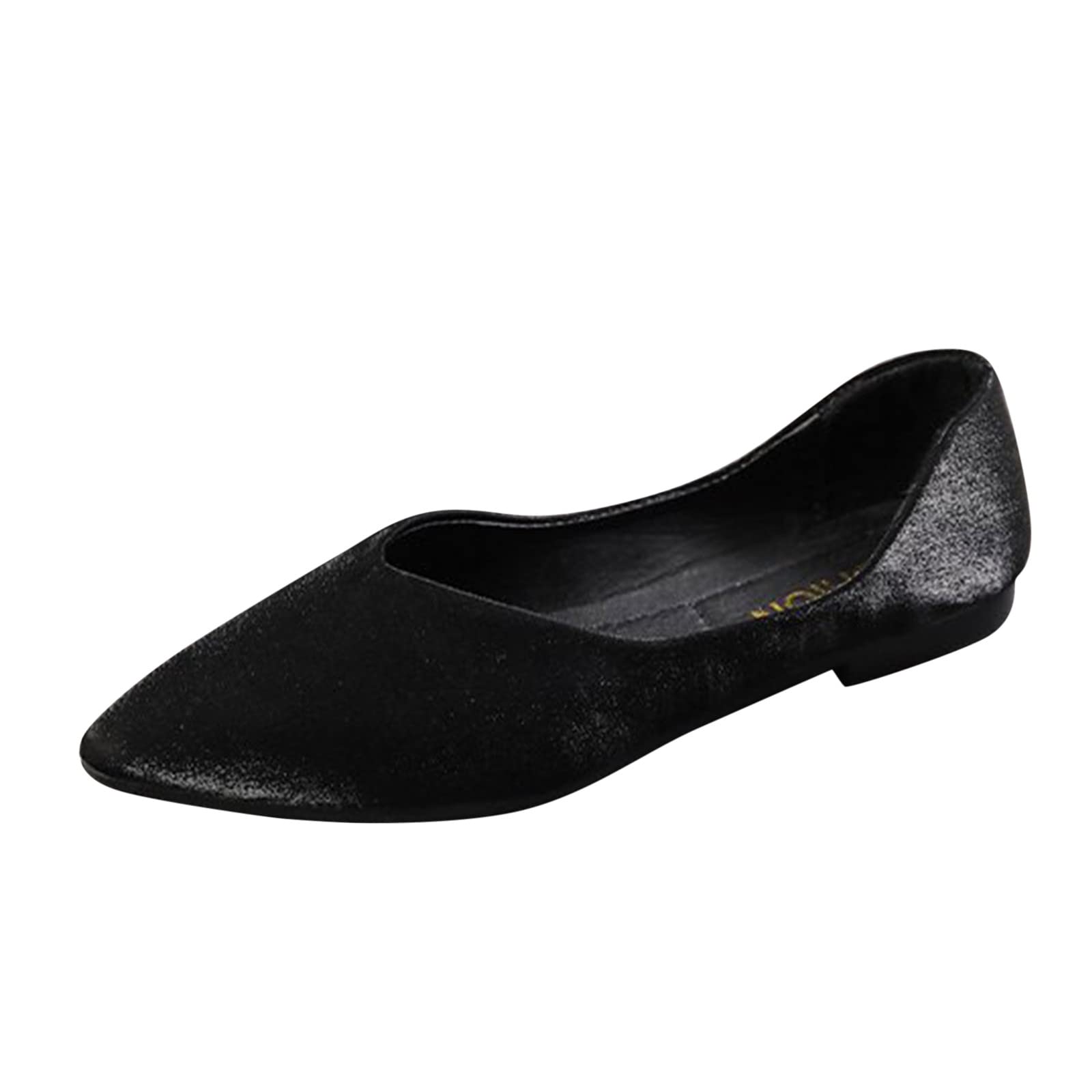 Breathable Women's Work Shoes - Slip-On Casual Fashion Shoes for Outdoor & Leisure - Comfortable Summer Shoes for Women (Black, Size 9) - Perfect for Walking, Gardening & Office Wear