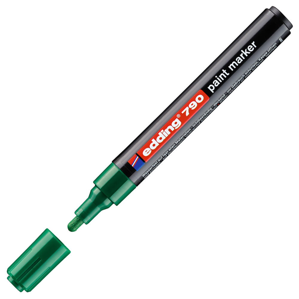 edding 790 Paint Marker Pen - Permanent, Waterproof & Quick-Drying for DIY, Crafts, Signs & Industrial Labeling