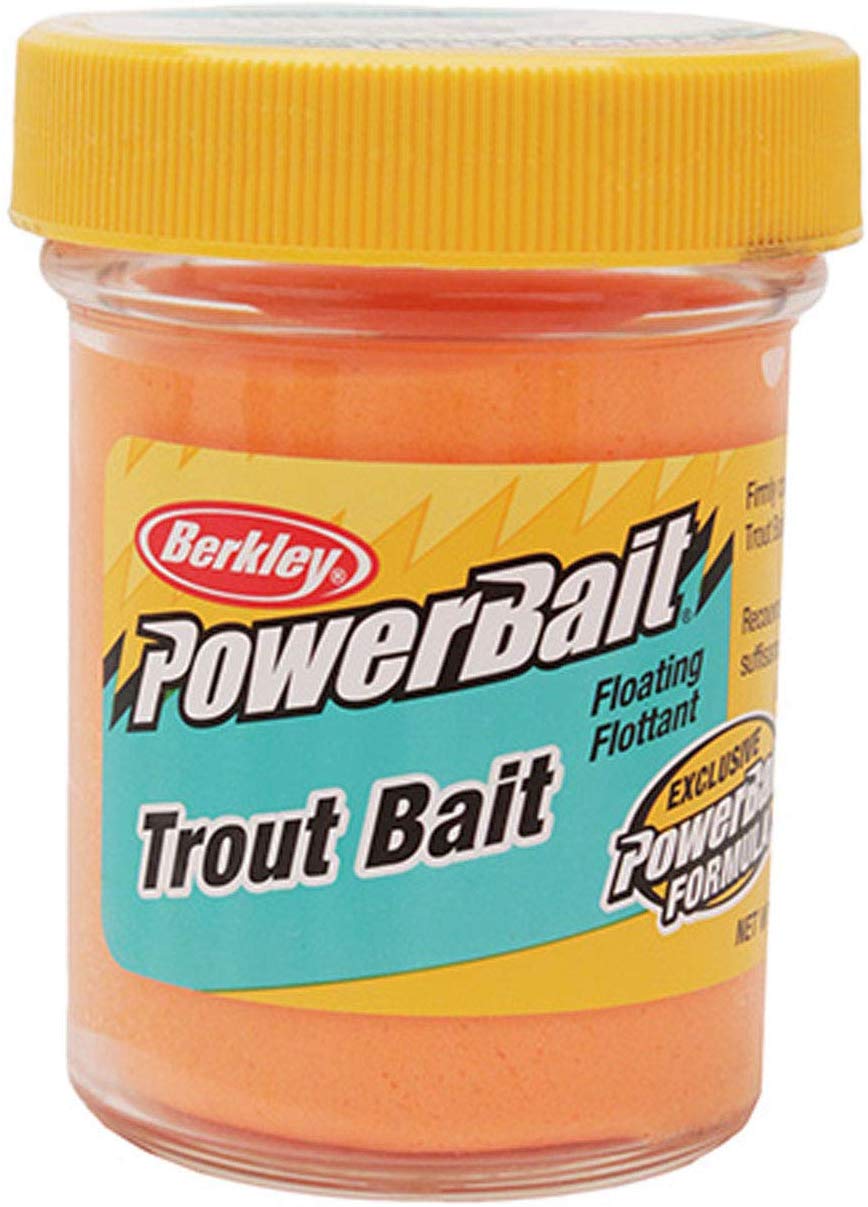 Berkley PowerBait Trout Fishing Bait - 1.75oz Jar - Ideal for Freshwater Trout Fishing in Rivers and Lakes