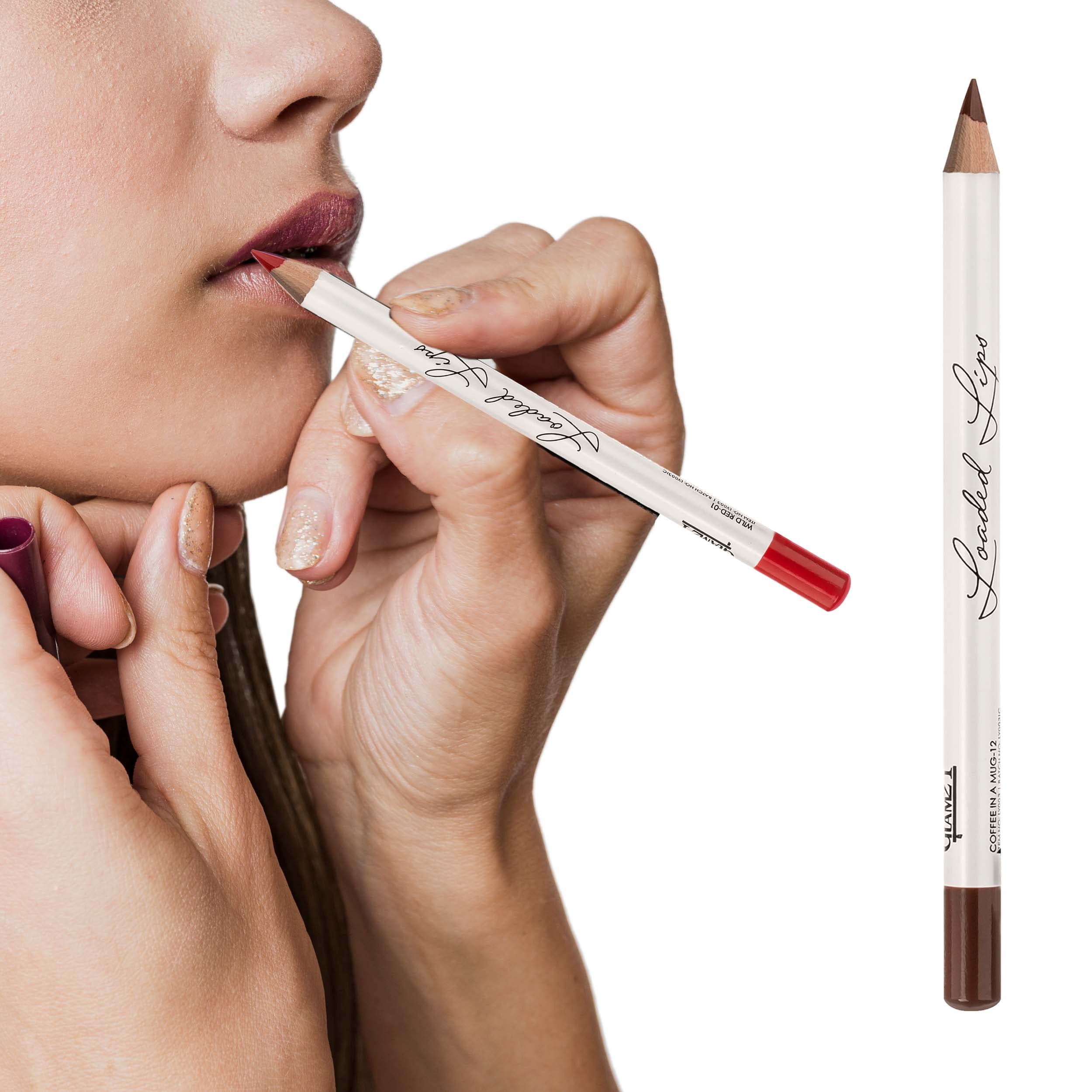 Glam21 Lip Liner - Creamy Long-Lasting Pencil for Clean Contoured Lips | Smooth Easy-Glide Formula | Perfect Pout Enhancer | Shade 12 Coffee In A Mug | Ideal for Everyday Wear, Night Out Makeup & Professional Looks