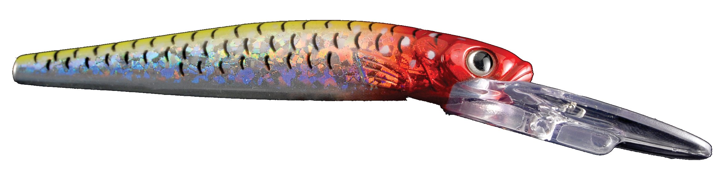 Matzuo Zander Shad Shallow Diving Fishing Lure - Hot Sauce Shiner Color - Perfect for Bass, Walleye & Pike Fishing in Lakes & Rivers