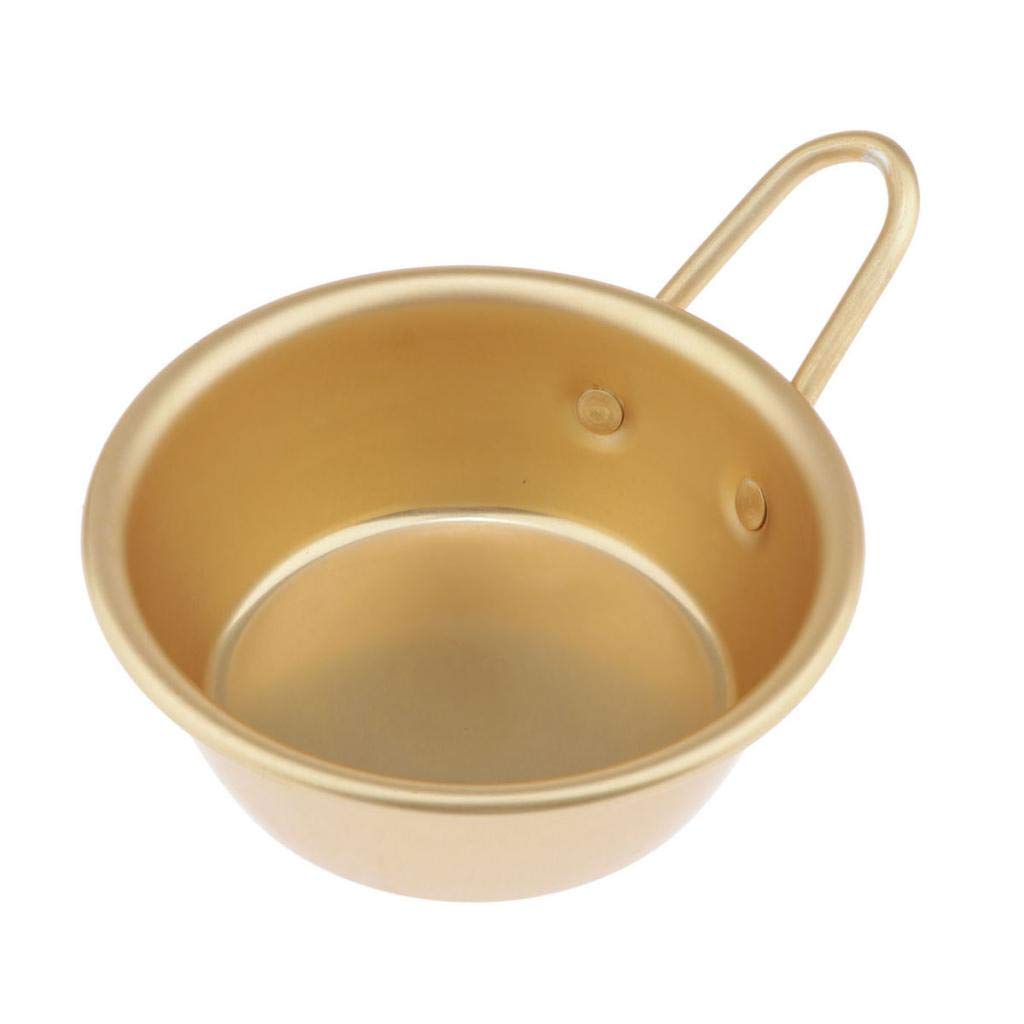 Premium Aluminum Korean Traditional Bowl for Makgeolli & Ramen Soup - Authentic Dining Experience for Korean Cuisine Lovers | Perfect for Home, Restaurant & Cultural Events
