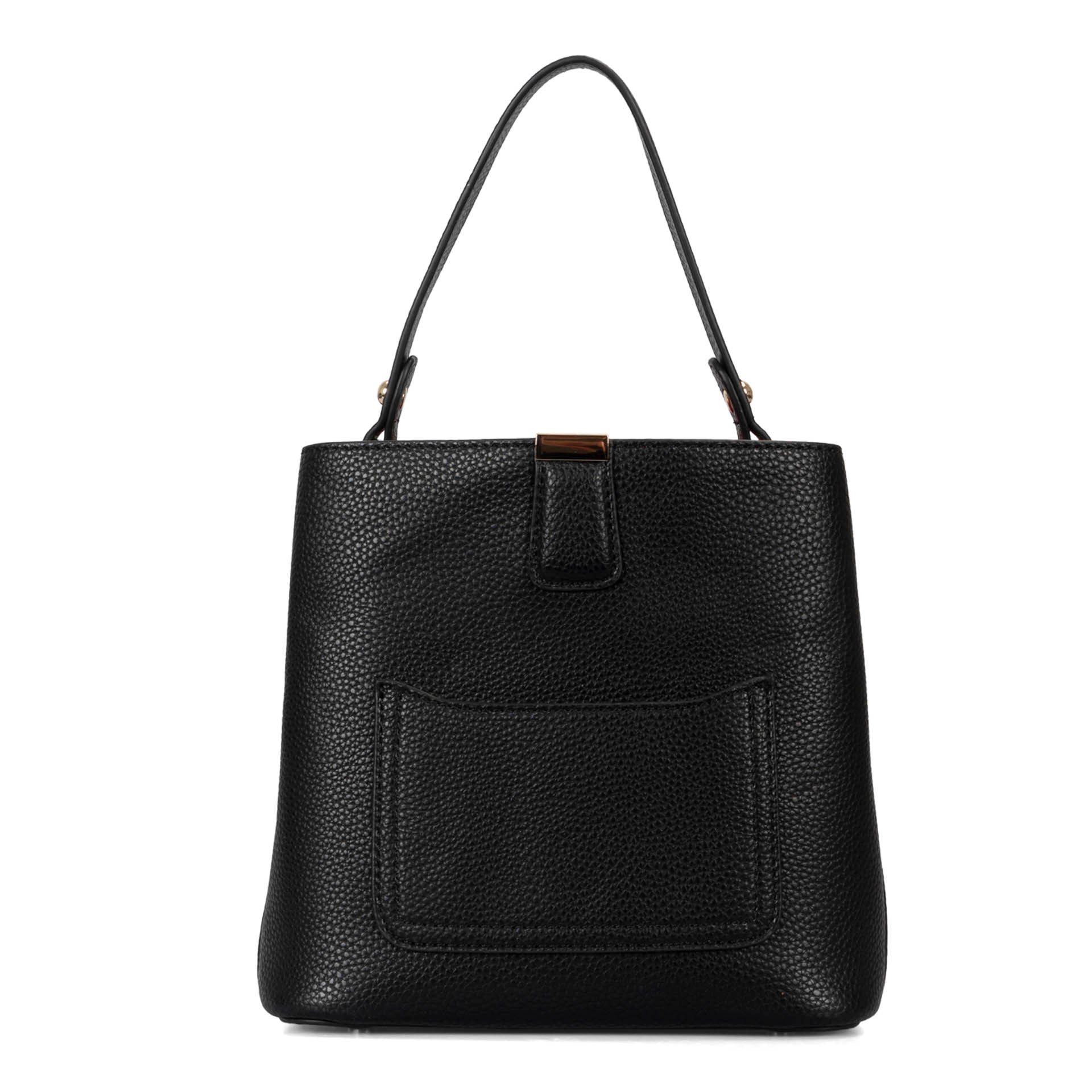 Riona Janis RFID Blocking Pebbled Leather Bucket Bag for Women - Stylish Crossbody Purse for Travel, Shopping & Everyday Use