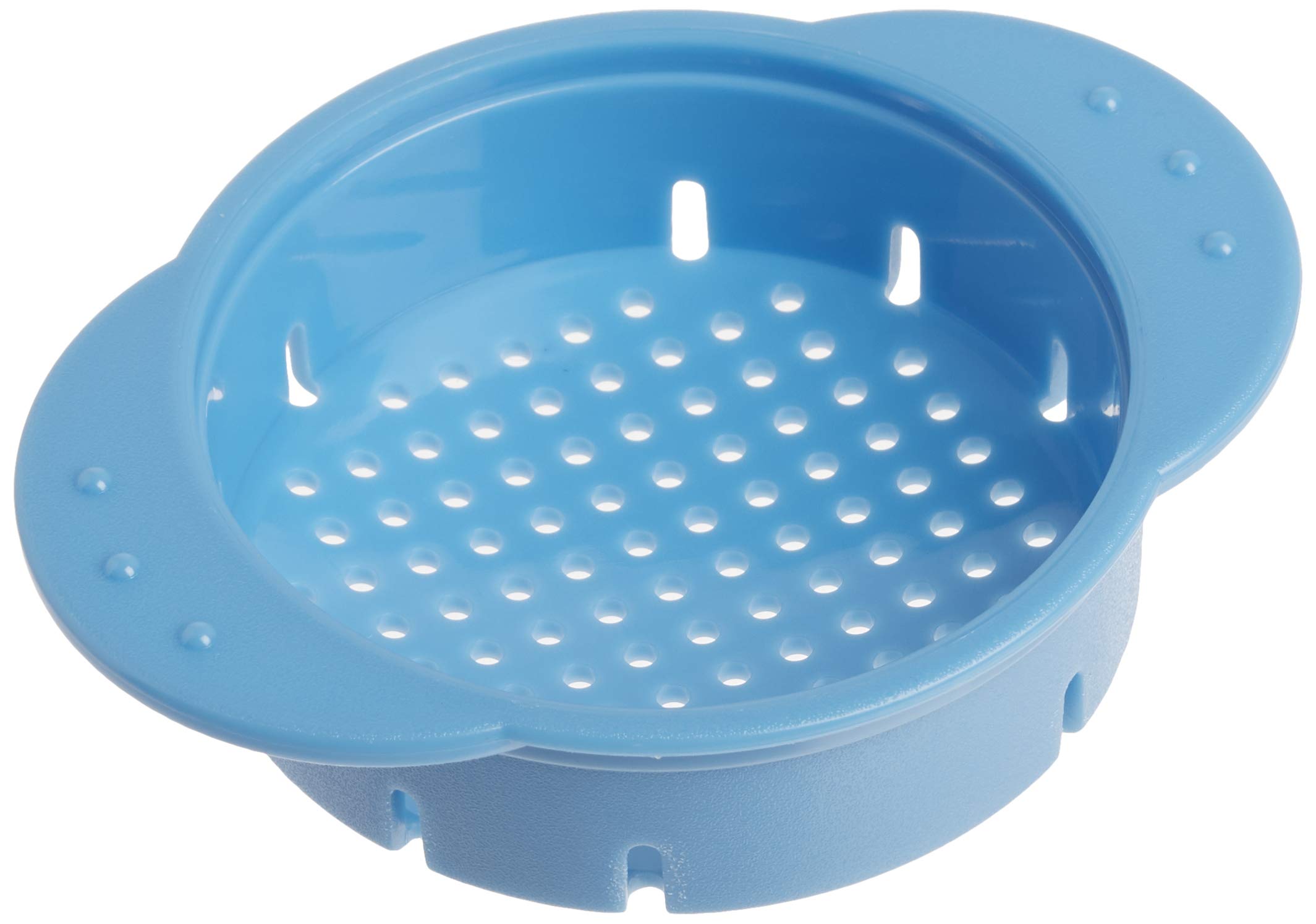 Prepworks by Progressive Can Colander - Stainless Steel Can Strainer for Vegetables, Fruits & Tuna - Mess-Free Draining Tool for Canned Foods - Perfect for Kitchen, Camping & Meal Prep (Teal/Blue)