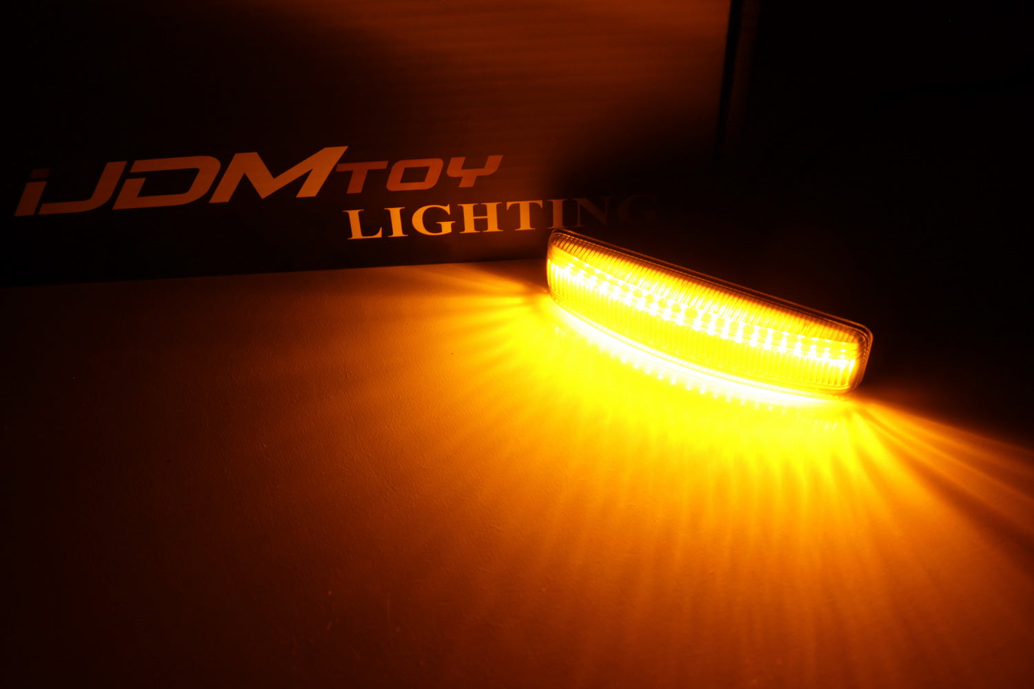 Amber LED Side Marker Lights for Range Rover Sport & Discovery LR3 LR4 - Clear Lens, Durable & Bright - Perfect for Off-Roading, Night Driving & Customization