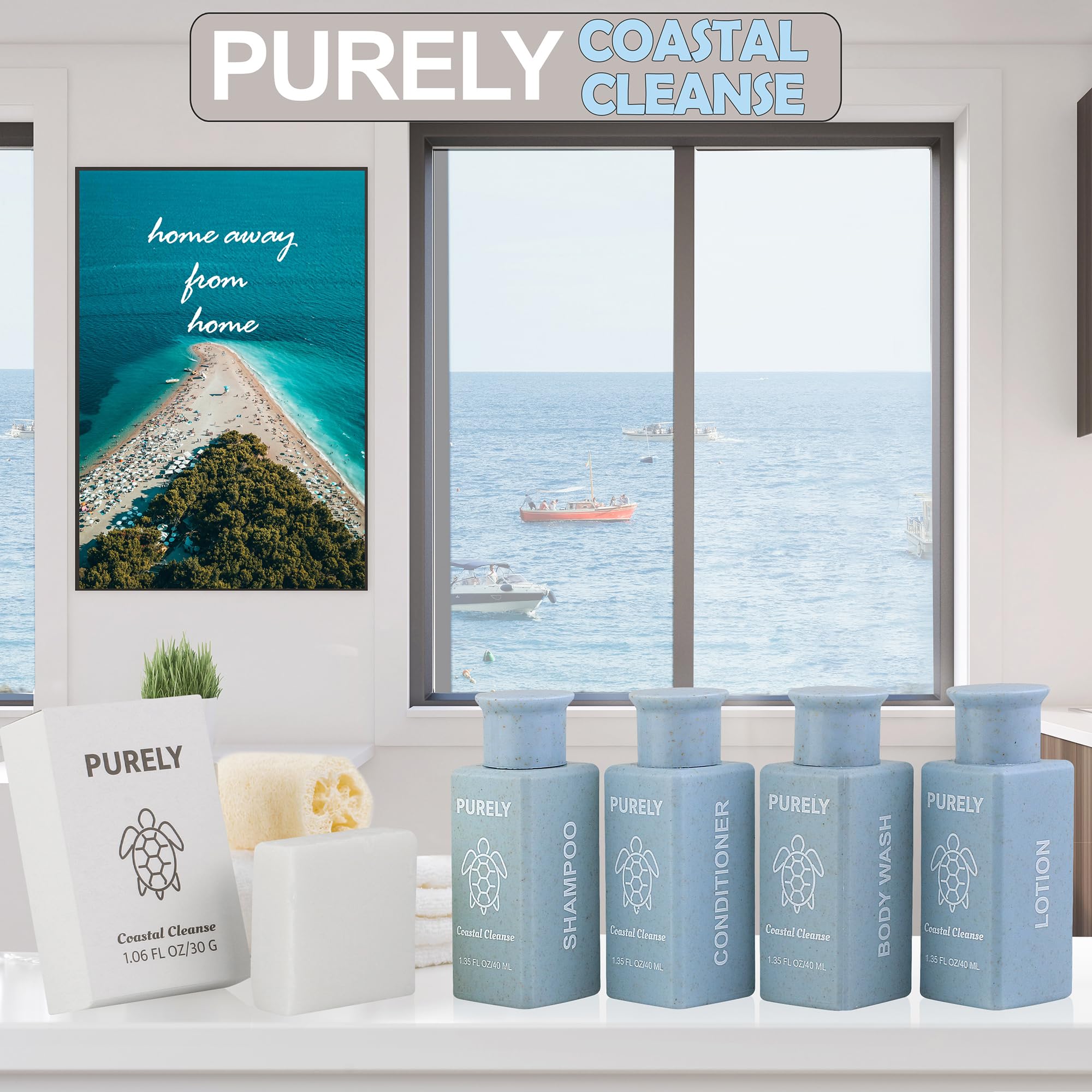 Bulk 150-Piece Hotel Style Toiletries Set - Airbnb Essentials for Hosts & Guests | Travel-Sized Shampoo, Soap, Lotion | Perfect for Hospitality, Homeless Care Packages & Emergency Supplies