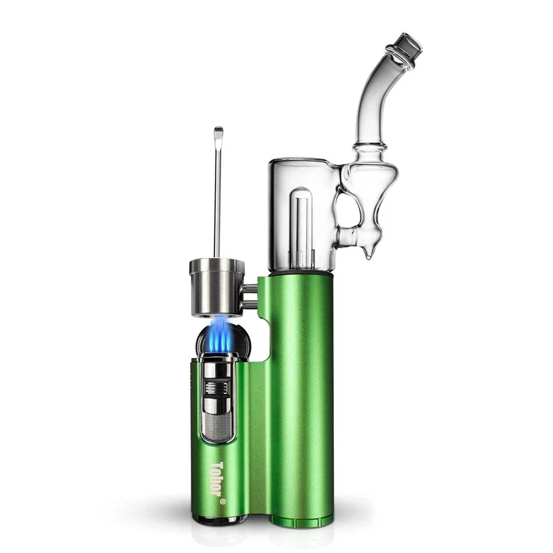BAZOKA PRO Mechanical Dab Rig Wax Vaporizer for Concentrates, Herbs & Oils - Portable E-Nail Kit for Dabbing, Vaping & Smoking at Home or On-The-Go