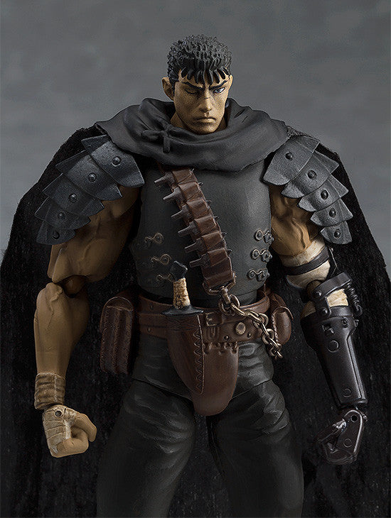Figma #359 Guts Black Swordsman Ver. Repaint Edition - Berserk Anime Action Figure for Collectors & Display