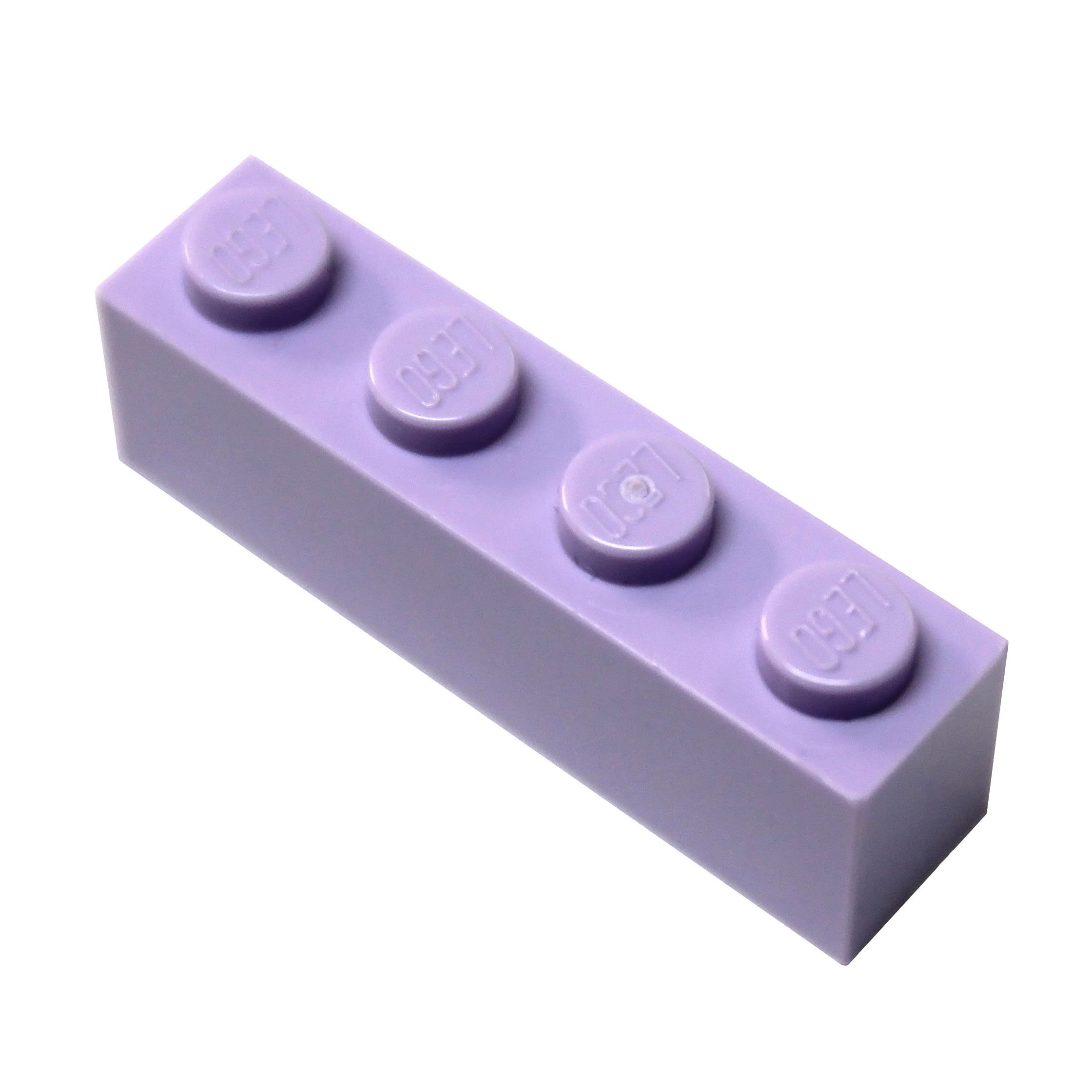 LEGO Lavender (Medium Purple) 1x4 Bricks - Pack of 20 Pieces for Building, DIY Projects & LEGO Creations - Perfect for MOCs, Home Decor & Kids Play