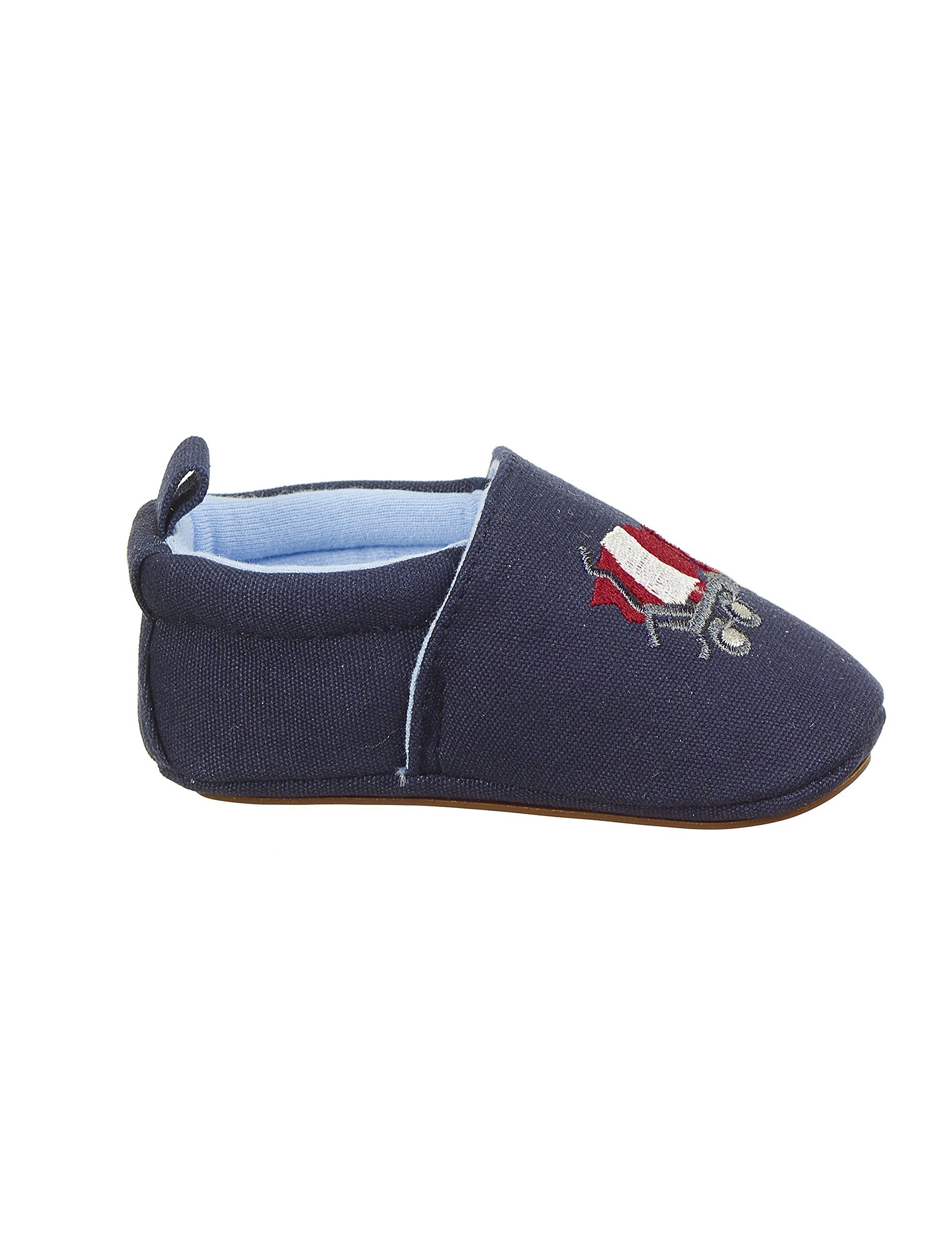 Soft Non-Slip Baby Boys Walking Slippers - Comfortable First Walkers Shoes for Toddlers 12-24 Months (Ideal for Indoor Play & Early Steps)