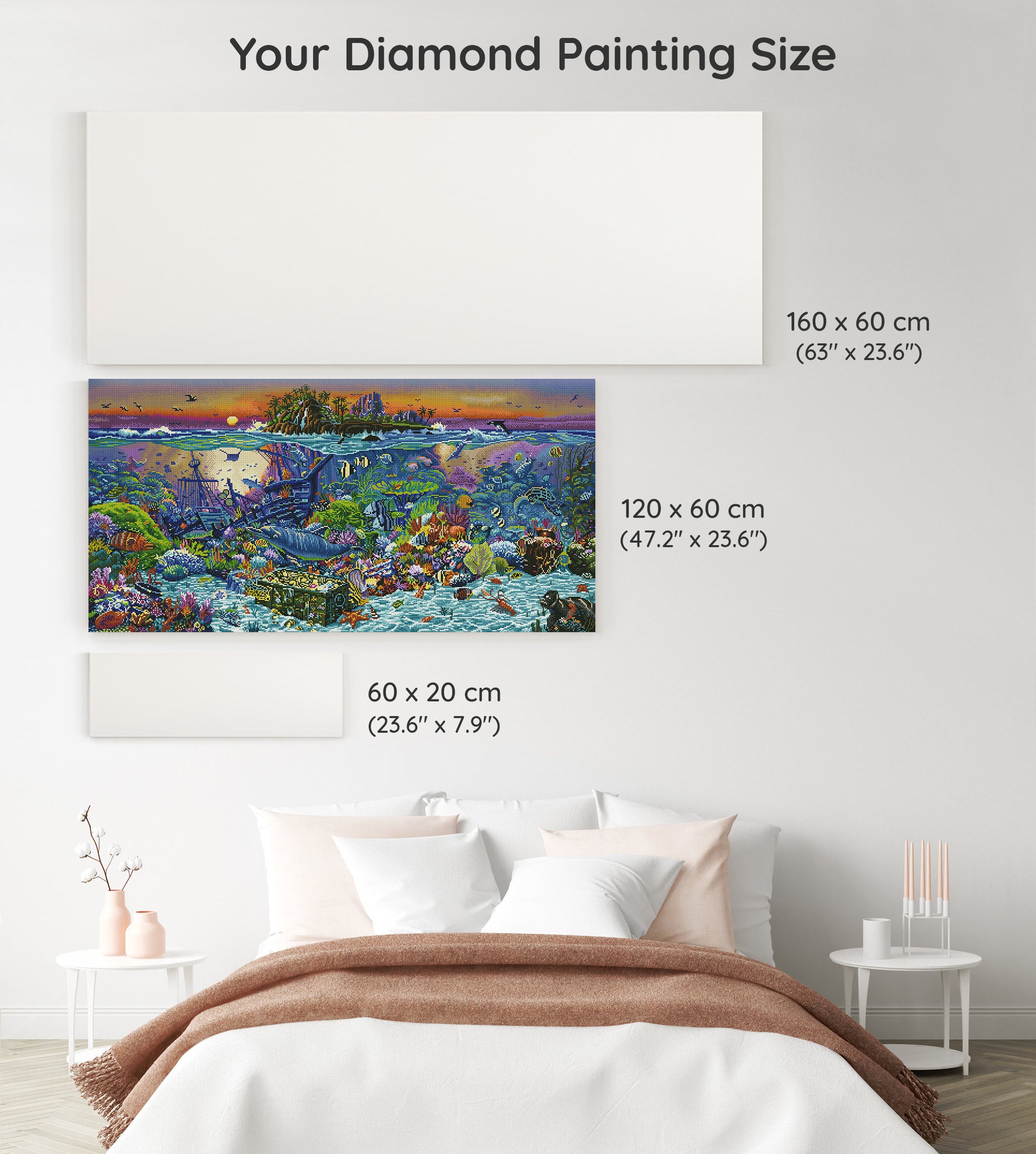 Coral Reef Island Decor - Natural Ocean Themed Home & Office Accent for Beach House, Aquarium, and Coastal Style Interiors