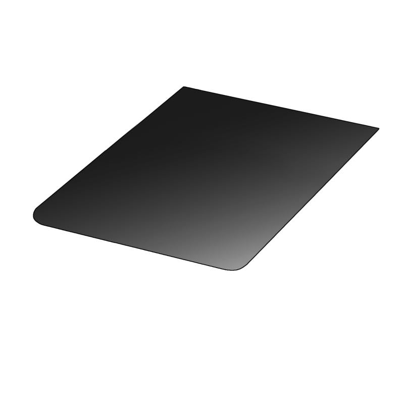 Black Floor Plate 66x80 cm - Durable Metal Floor Protection for Home, Garage & Workshop - Heavy-Duty Floor Mat for Tools, Equipment & Vehicles