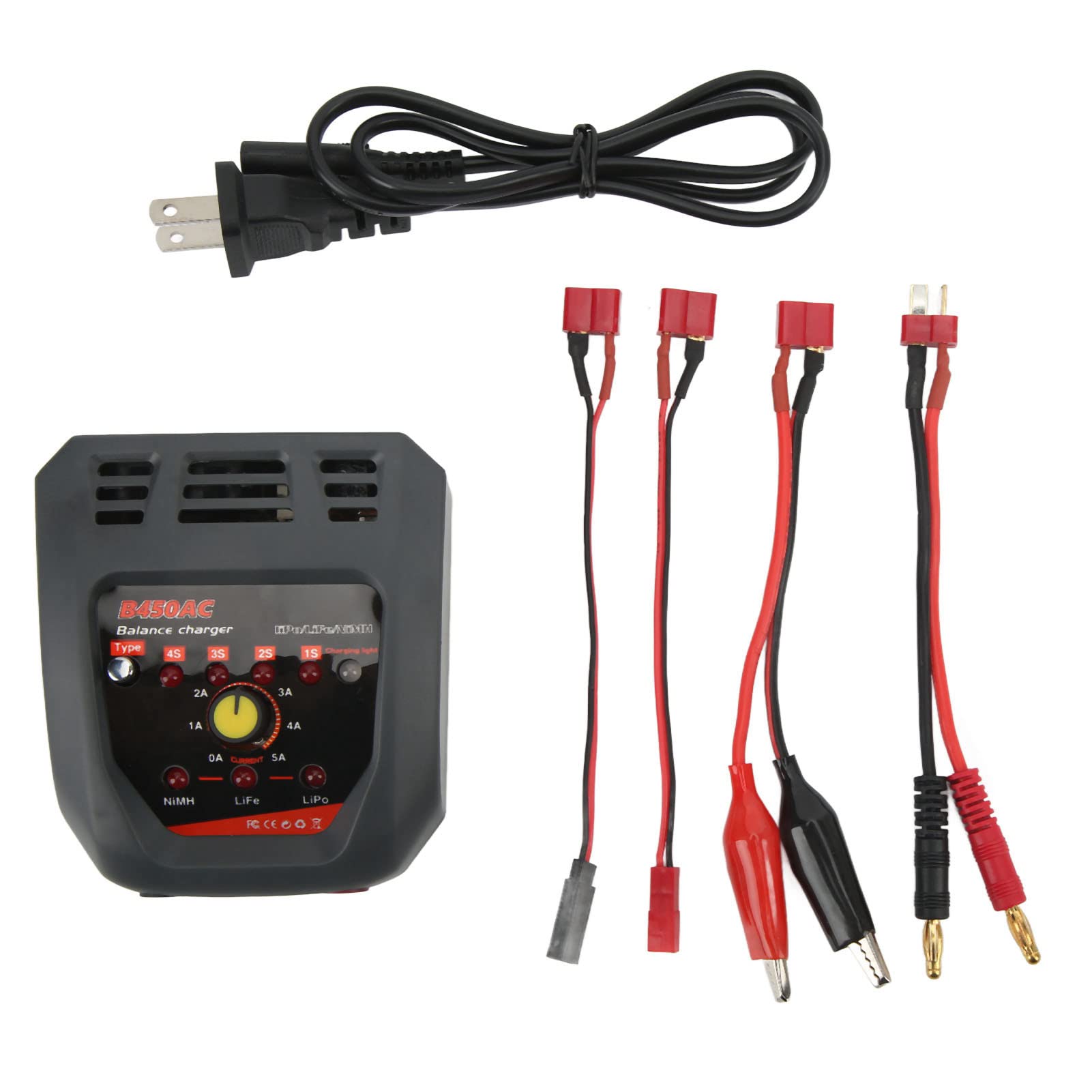 Raguso 50W Lipo Battery Balance Charger - 0.1-5V Portable RC Charger with Heat Dissipation, AC 100-240V Input for RC Cars, Boats, Drones - Perfect for Hobbyists & Professional RC Model Charging Needs