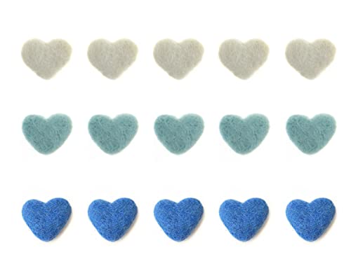 Beige+mint+blue 40mm 15pcs