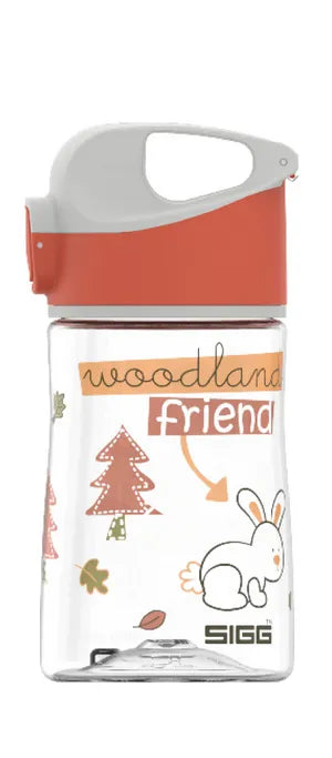 SIGG Miracle KIDS 0.35L Water Bottle with Woodland Friend Design - Leak Proof Insulated Stainless Steel Bottle for School, Hiking & Outdoor Activities