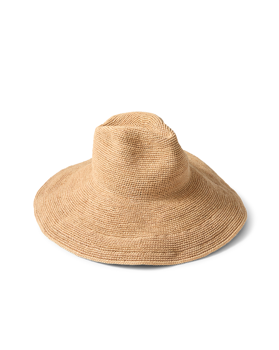 Waverly Wide Brim Raffia Straw Sun Hat for Women - Summer Beach Vacation, Garden Party & Outdoor Sun Protection