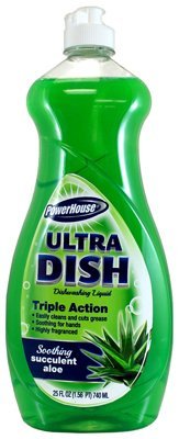 25OZ Green Dish Detergent - Eco-Friendly Dish Soap for Hand Washing, Heavy-Duty Cleaning & Grease Removal - Perfect for Kitchen, Camping & Outdoor Use