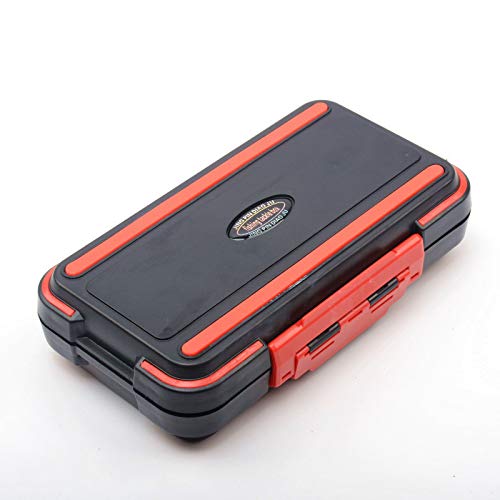 **LESOVI Waterproof Portable Tackle Box Organizer - Mini Plastic Fishing Storage Box for Lures, Hooks & Trout Gear - Ideal for Outdoor Fishing, Camping & Travel**