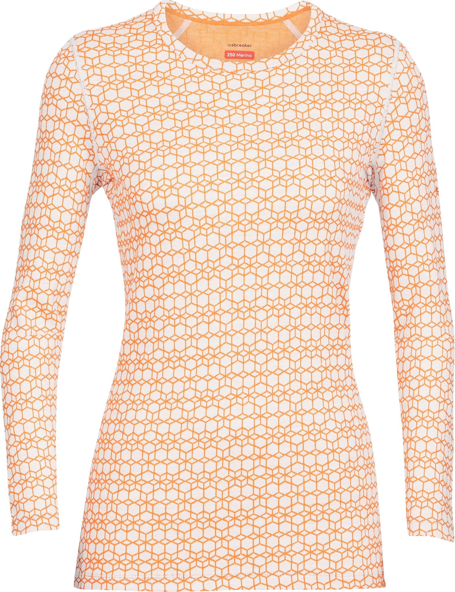 250 Vertex Long Sleeve Crew Neck Base Layer Top for Women - Thermal Underwear for Hiking, Skiing & Cold Weather Activities