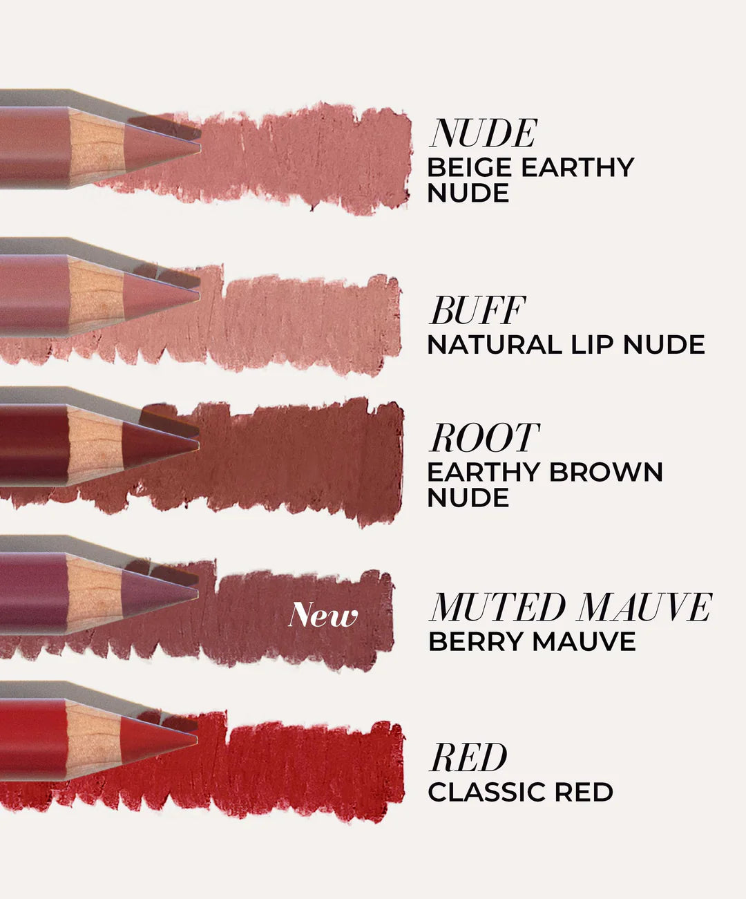 Fitglow Beauty Vegan Lip Liner - Cruelty-Free & Natural Lip Pencil for Long-Lasting Definition | Perfect for Everyday Wear, Special Occasions & Makeup Looks