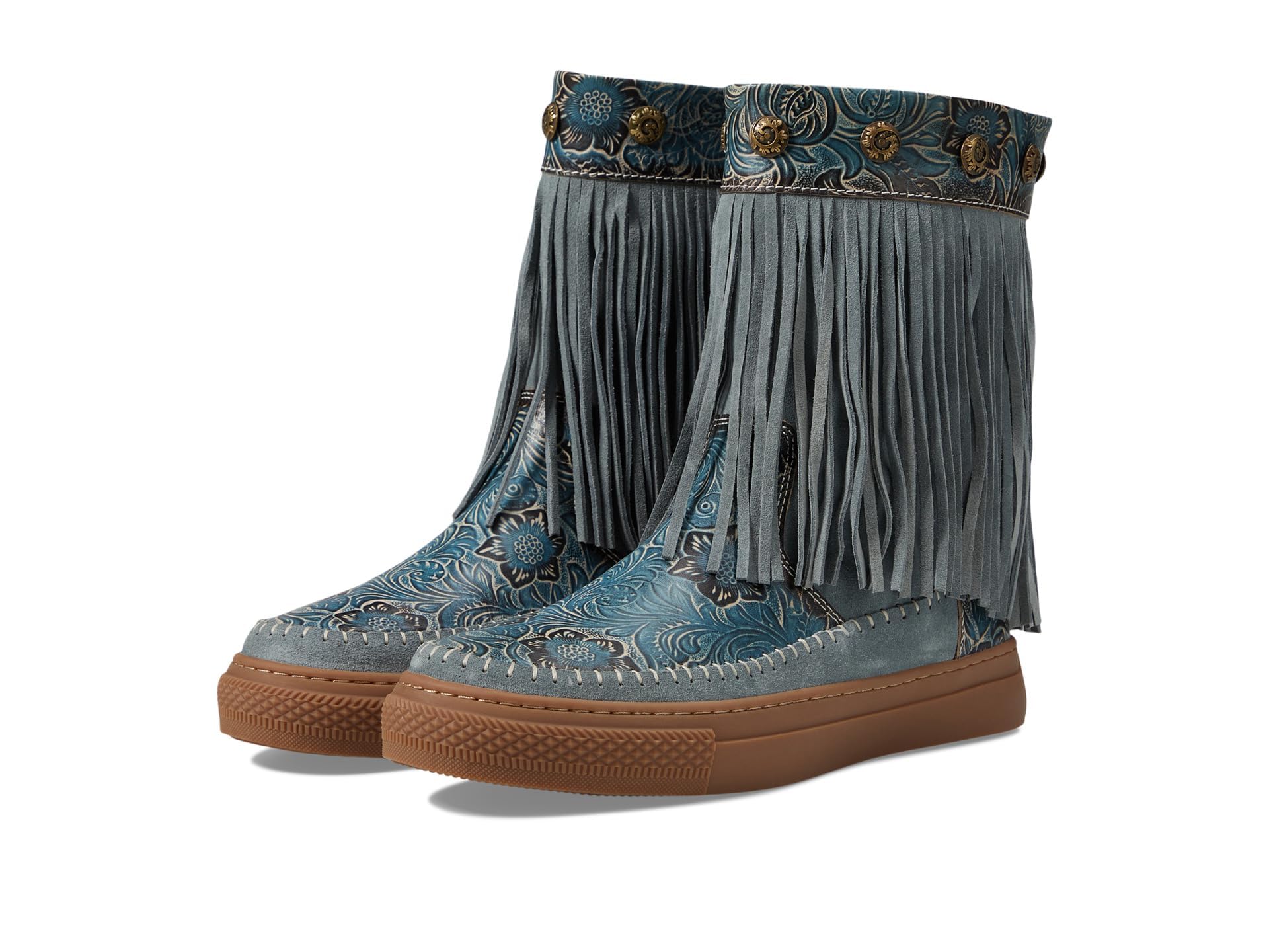 Spring Step L'Artiste Women's Fringely Booties - Comfortable Ankle Boots with Stylish Fringe Details for Casual Outfits & Fall Fashion