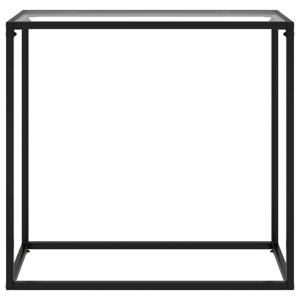 Modern Glass Console Table - 31.5