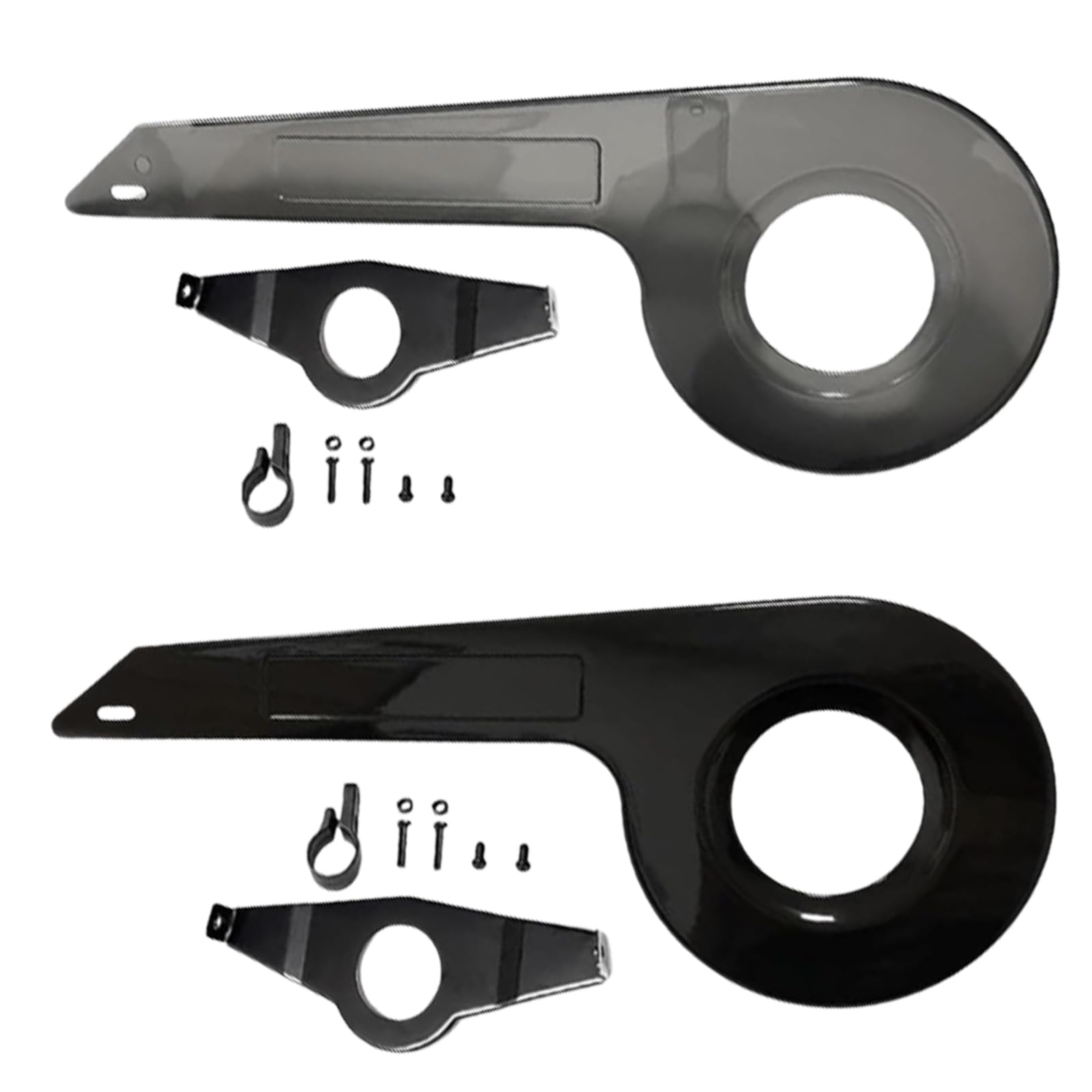 Universal Bike Chain Guard for 32-36 Teeth - Durable Kids Bicycle Chain Cover, Transparent Black - Perfect for BMX, Mountain & Kids Bikes Accessories