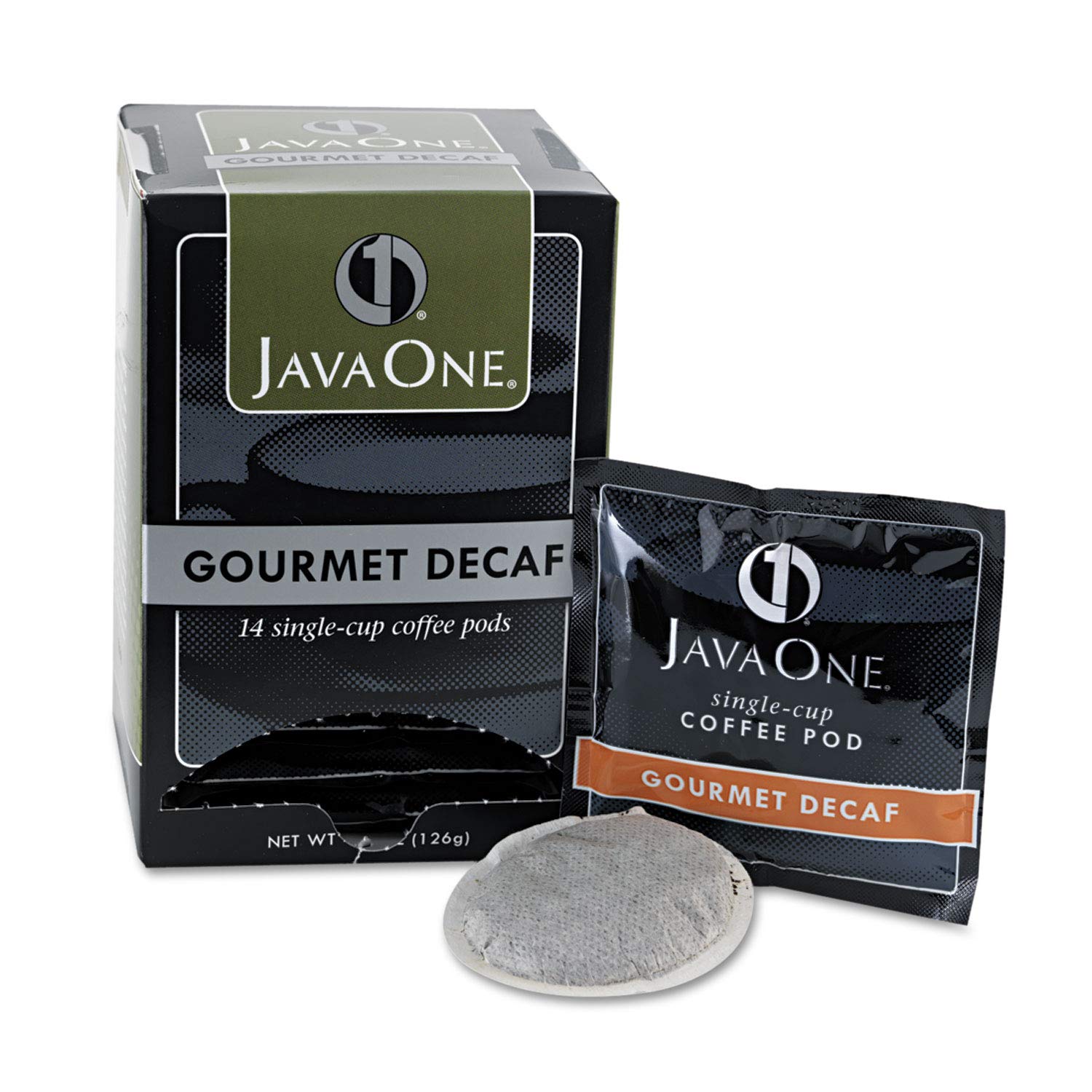 Java One 30210 Single Cup Coffee Pods - Colombian Decaf (JAV30210) | Rich & Smooth Flavor | Perfect for Keurig Machines | Enjoy at Home or Office