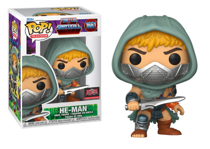 He-Man (Turtles of Grayskull) TargetCon 2025 Exclusive Pop! Vinyl Figure - Masters of the Universe Collectible for Fans & Display