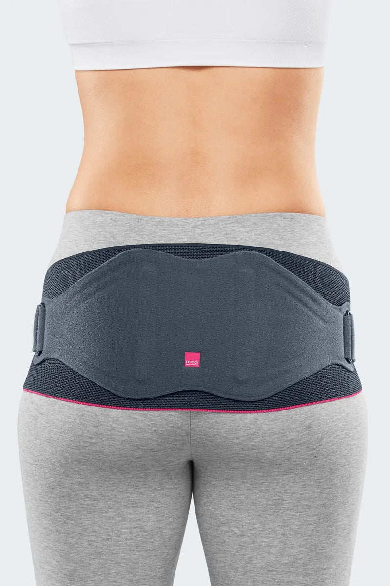 Medi Lumbamed Sacro Back Brace - Adjustable Lumbar Support Belt for Lower Back Pain Relief - Ideal for Work, Sports & Daily Activities