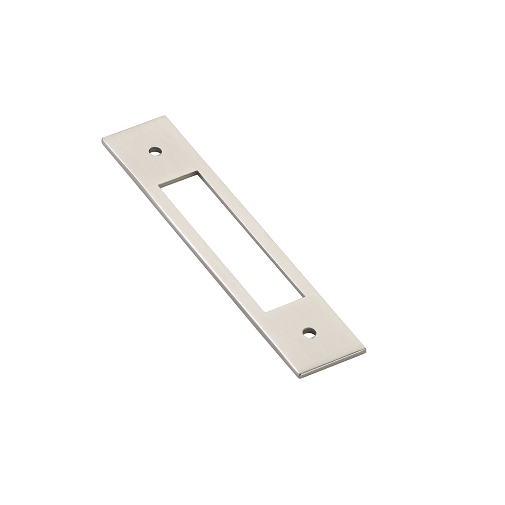 Keaton Cabinet Pull Handle - 4 Inch Drawer Handles in Brass & Satin Nickel - Modern Kitchen Cabinet Hardware for Cabinets, Dressers & Furniture (Set of 10) - Perfect for Home Renovation & DIY Projects
