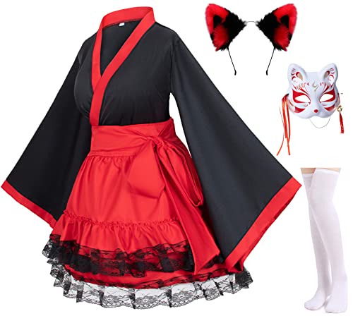 Red Black With Furryear