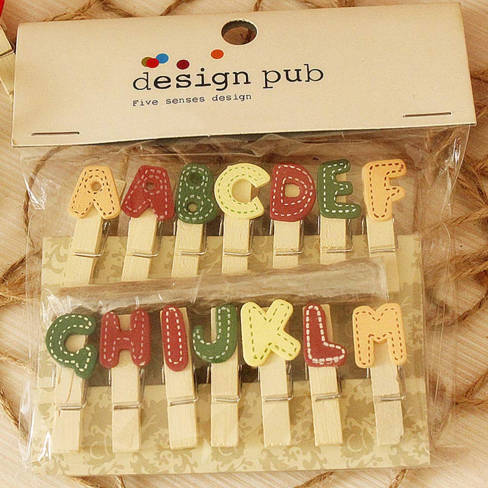 TOPBATHY 140pcs Wooden Photo Clothespins - Cartoon Wooden Clips for Hanging Pictures, DIY Crafts, Scrapbooking & Home Decor - Perfect for Photo Displays, Memory Boards & Creative Projects