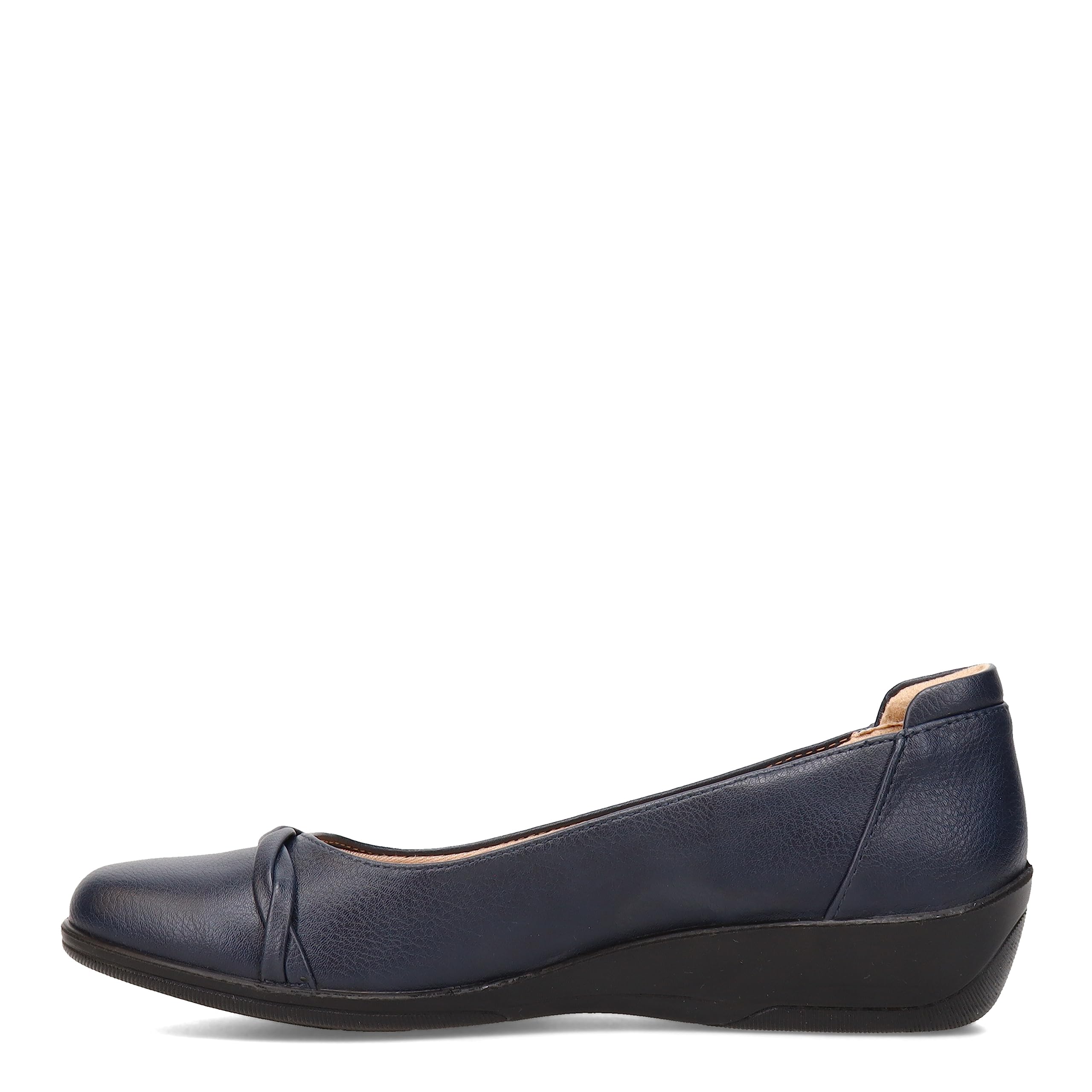 Lifestride Women's Comfortable Slip-On Loafers for Work & Casual Wear - Breathable Walking Shoes with Arch Support for Office, Travel & Everyday Use