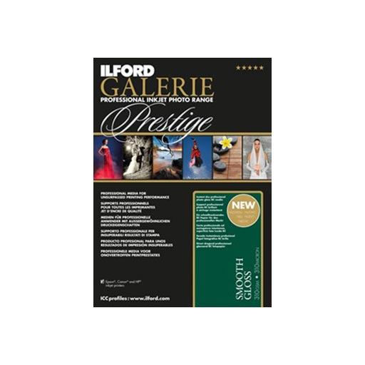 Ilford Galerie Prestige Smooth Gloss Photo Paper - Premium High-Quality Glossy Finish for Professional Photography & Art Prints - Perfect for Portraits, Exhibitions, and Fine Art Display