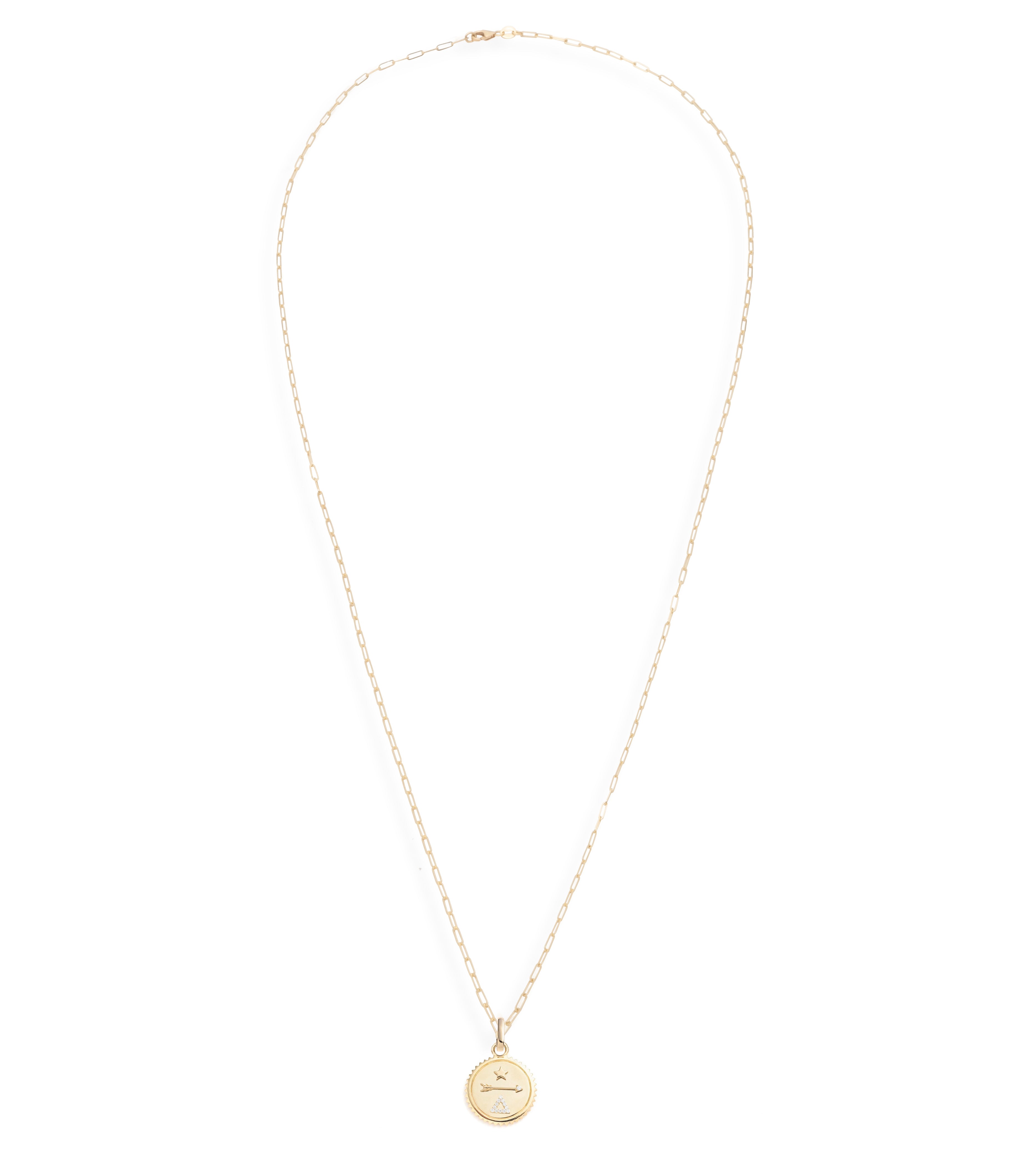 Dream Super Fine Clip Necklace - 14K Yellow Gold Diamond Pendant Necklace for Women, Elegant Everyday Jewelry Gift for Her | Perfect for Date Nights, Weddings & Special Occasions