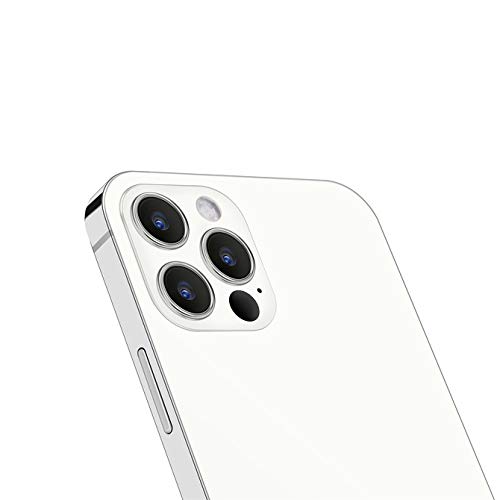 Premium Full Metal Dummy Phone Display Model for Apple iPhone 12 Pro Max & 12 Mini - Non-Working Upgraded Metal Frame (Silver Black Screen) - Perfect for Store Displays, Photography Props & Security Decoys